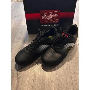 Rawlings Sanction Low Men's Sport Shoes Black Size 8.5
